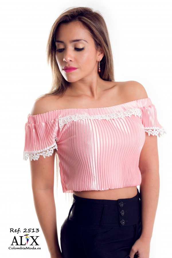 blusas cuello bandeja elegantes