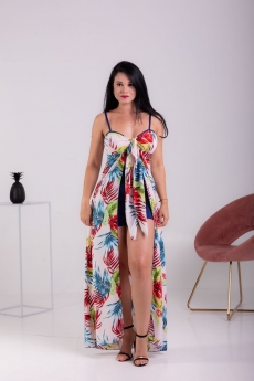 2839 A - Vestido Largo Colombiano